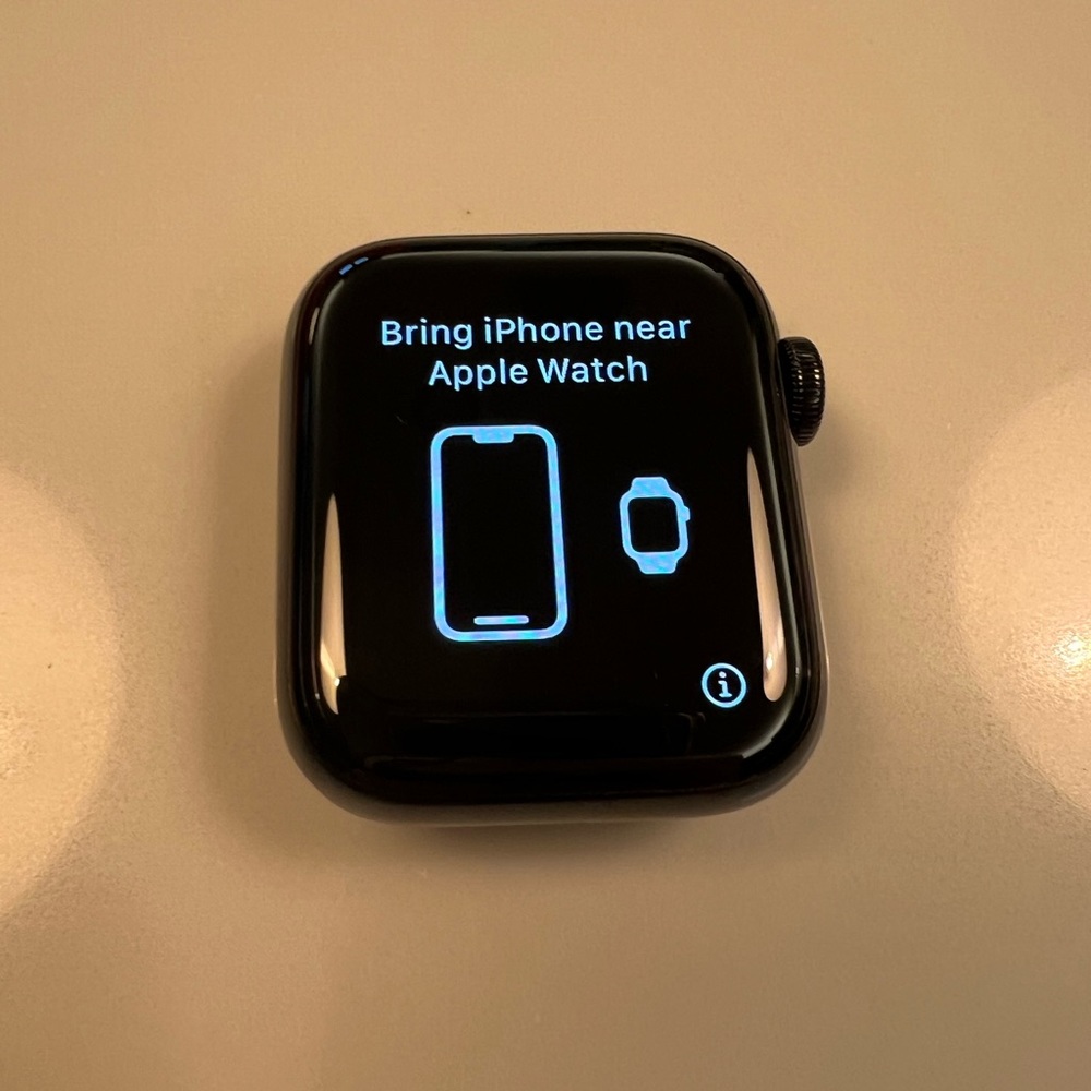 Apple Watch Hermès Series 6 40mm Sp Blk Stainless Noir D Tour CEL - Picture 5 of 11